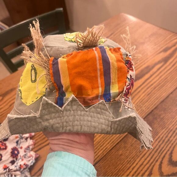 Girl’s 2T Scarecrow Costume Hat & Dress Handmade - Picture 11 of 16